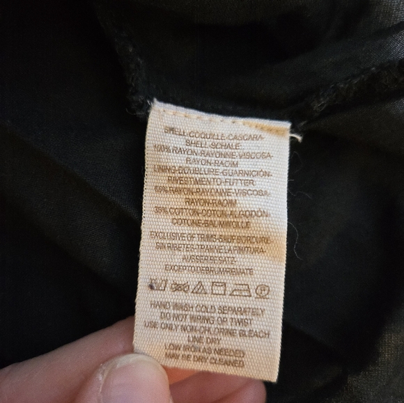 Free People Black Shipwreck Cove Fringed Mini Lace Dress (AHS Misty Day) EB3 - Picture 10 of 16